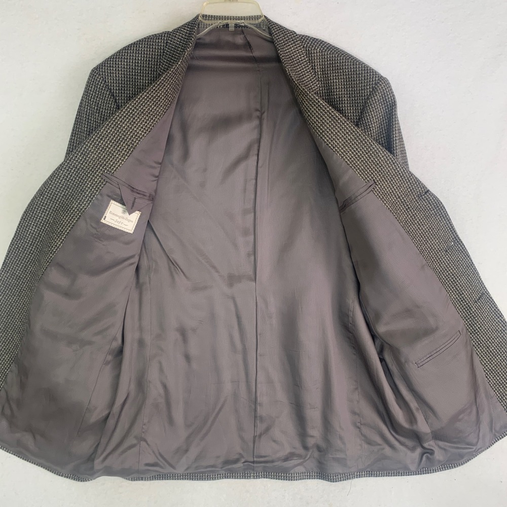 Ermenegildo Zegna Soft Pure Cashmere Blazer Jacket Mens 42R Brown‎ Sport Coat - Picture 4 of 11